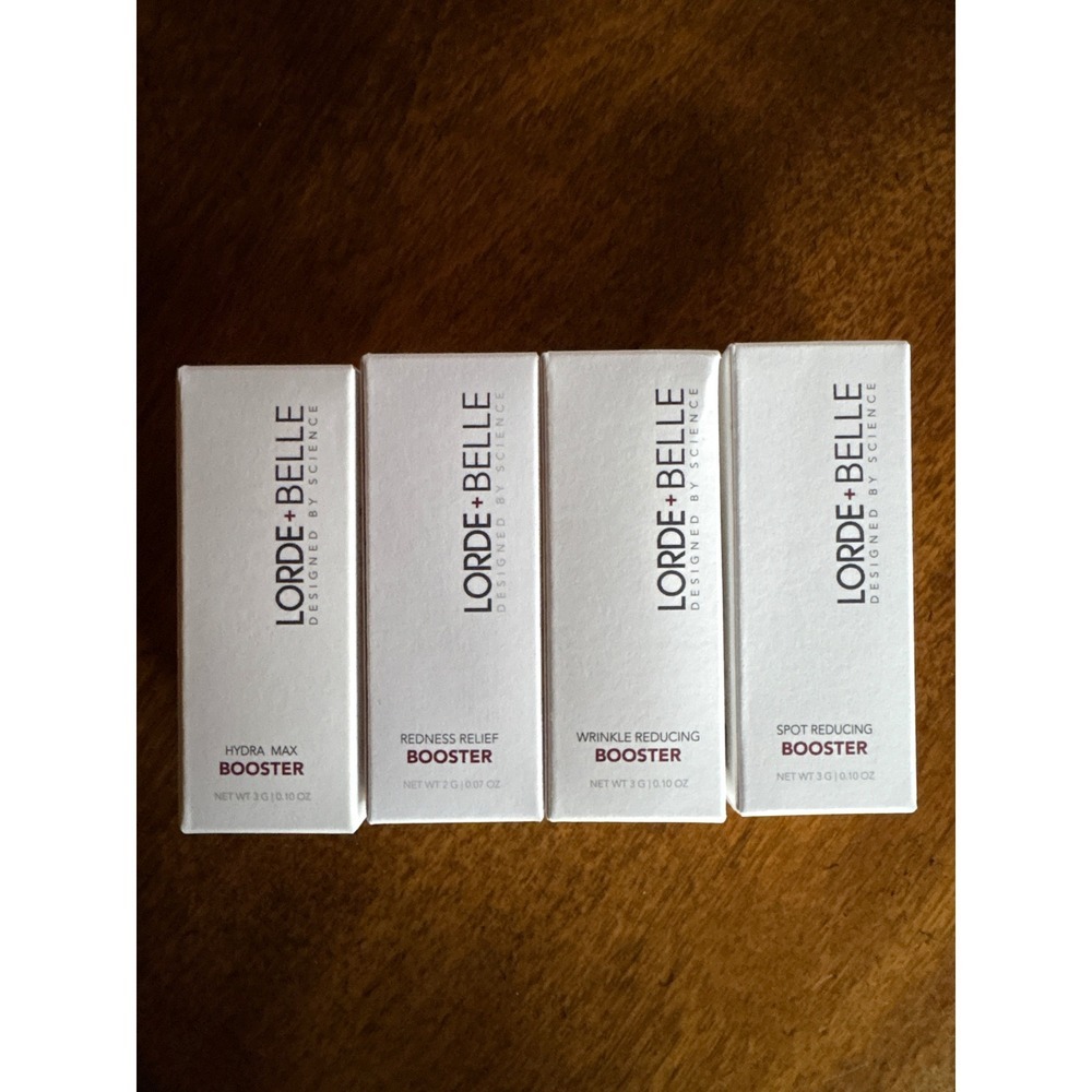 Lorde & Belle Booster Set Hydra Max Redness Relief Wrinkle Reducing Spot Reducer